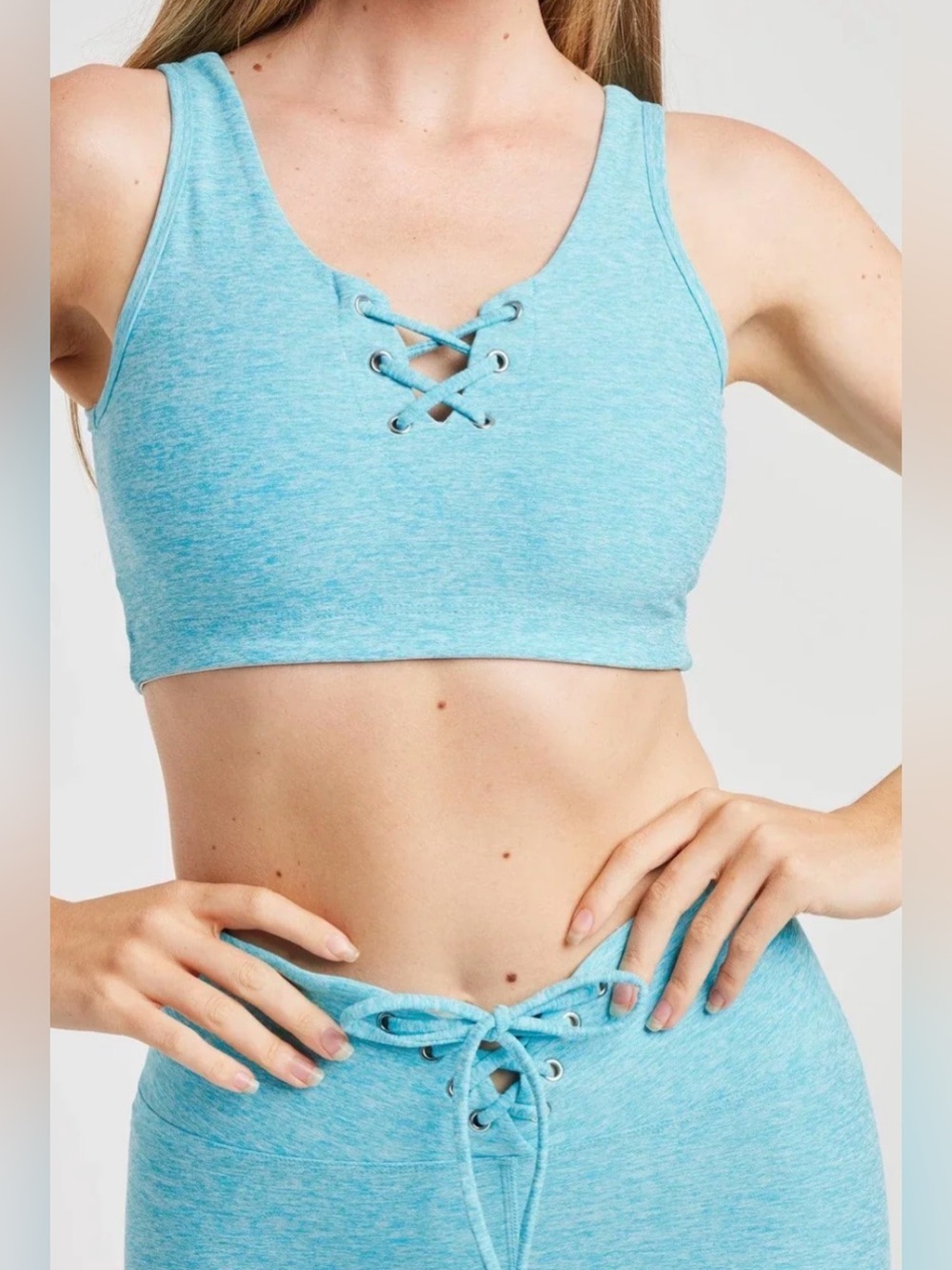 YEAR OF OURS FOOTBALL LACE UP SET- POOLSIDE BLUE- SIZE XS- LIKE NEW